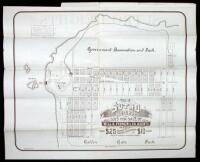 Map of Sutro Heights. Lots for Sale by Will E. Fisher & Co., Agents.