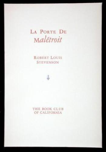 La Porte de Mal&eacute;troit