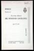 Speech Broadcast by The Prime Minister: Mr. Winston Churchill. April 27, 1941