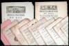 Group of pamphlets from the years leading up to and during the French Revolution