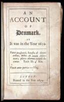 An Account of Denmark as it was in the Year 1692