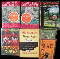 Lot of 10 volumes in the Mr. Moto series