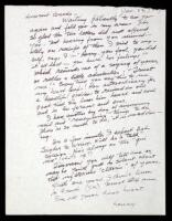 Autograph Letter, Signed, to Brenda Venus