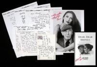 Group of five Autograph Letters, signed, & one autograph postcard, signed, to Brenda Venus