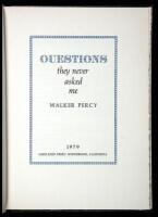 Questions they never asked me