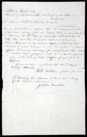 Manuscript document from H.F. Kellum, Justice of the Peace in the County of Sacramento