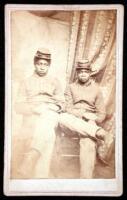 Collection of 11 cartes-de-visite of officers and men in the 67th U.S. Colored Infantry