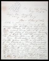 Autograph letter (secretarial hand) to Maj. Gen. Banks