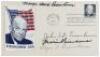 Eisenhower commemorative First Day Cover signed by his wife, brothers, and son