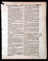 A Testament of Faith: A Leaf from a Copy of the First American Bible, translated into the Language of the Algonquian Indians by John Eliot and printed at Cambridge in New England in the Year 1663