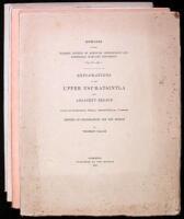 Four Memoirs of the Peabody Museum of American Archaeology and Enthnology, Harvard Museum