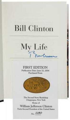 My Life - signed,Chappaqua numbered edition, first edition.