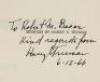 Memoirs - inscribed from Truman - 2