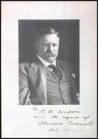 Photograph signed by Roosevelt as President