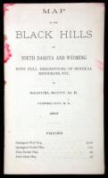 Map of the Black Hills of South Dakotah and Wyoming. With full descriptions of Mineral Resources, Etc.