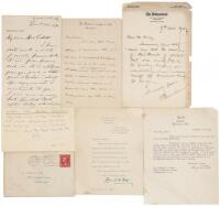 Letters and documents from eight American authors