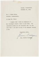 Two letters, signed from Grace Coolidge