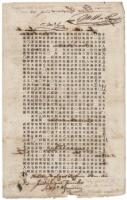 Set of imigration documents for a Chinese slave in Cuba