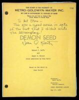 Demon Seed...Based on the Novel by Dean Koontz [screenplay]