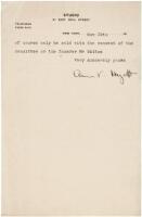 Typed Letter Signed - 1915 New York Woman Sculptor’s Joan of Arc Statue