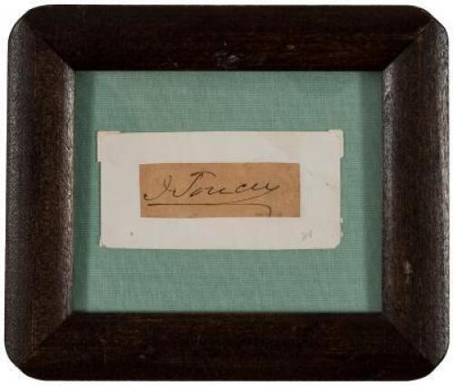 Clipped signature of the U.S. Attorney General under James K. Polk