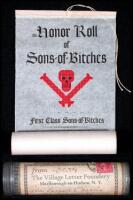 disHonor Roll of Sons-of-Bitches