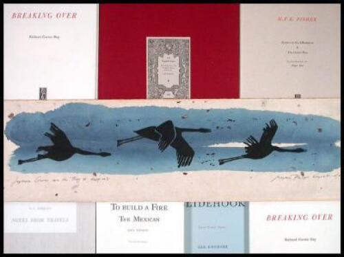 Lot of 5 titles, plus broadsides and ephemera