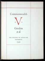Commonwealth v. Gordon, et al.: The Opinion of Judge Bok, March Eighteenth 1949