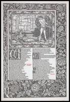 Facsimile leaf from the Kelmscott Chaucer