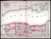 Asher & Adams' New Topographical Atlas and Gazetteer of New York...Including a Fine Copper Plate Railroad Map of the United States and Territories...