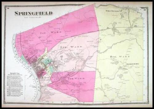 Atlas of Hampden County, Massachusetts from actual Surveys by and under the Direction of F.W. Beers, Assisted by Geo. P. Sanford and Others.