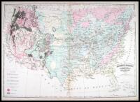 Asher & Adams' Geological Map. United States and Territories