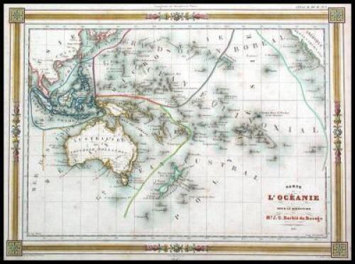 Carte de l'Oc&eacute;anie