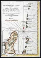 Carte de l'Archipel de St. Lazare ou les Isles Marianes Sur les Carte du P. Alonso Lopez et le Memoire du P. Morales Jesuites Espagnols Missionaires dan ces Isles pour Servir a l'Histoire Generale des Voyages