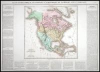Carte G&eacute;ographique, Statistique et Historique de l'Amerique Septentrionale