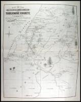 Map of the Principal Quartz and Gravel Mines in Tuolumne County, California. Taken from Government Surveys and Mining Records. By J.P. Dart, Mining Engineer. Scale - One Mile to One Inch. Sonora, August, 1879