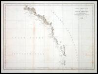 Carte Particuliere de la C&ocirc;te du Nord-Ouest de l'Am&eacute;rique reconnue par les Fr&eacute;gates Fran&ccedil;aises La Boussole et l'Astrolabe en 1786. 1e Feuille