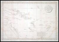 Carte d'une Partie du Grande Oc&eacute;an &agrave; l&rsquo;E. et SE. de la Nouvelle Guin&eacute;e pour l'intelligence du Voyage de la Fr&eacute;gate Espagnole la Princesa command&eacute;e par D. Franc. Antonio Maurelle. en 1781