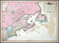 A New and Correct Map of the British Colonies in North America Comprehending Eastern Canada with the Province of Quebec, New Brunswick, Nova Scotia, and the Government of Newfoundland: with the Adjacent States of New England, Vermont, New York, Pennsylvan