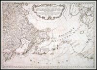 Nouvelle Carte des Decouvertes Faites par des Vaisseaux Russiens aux C&ocirc;tes Inconnues de l'Amerique Septentrionale avec les Paies Adiacents. Dress&eacute;e sur des memoires authentiques de ceux qui on assist&eacute; a ces decouvertes, et sur d'autres connoissancees dont