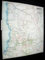 Carta Jeogr&aacute;fica y Minera de los 31&ordm;.30&rsquo; &aacute; 33&ordm;.10&rsquo; de Lat. Sur. Que comprende la Provincia de Aconcagua y parte de las de Coquimbo, Valparaiso y Santiago Levantada y construida por la Seccion de Jeografia y Minas de la Direccion de Obras P&uacute;blicas...Washin