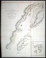 A Chart shewing part of the Coast of N.W. America with the Tracks of His Majesty's Sloop Discovery and Armed Tender Chatham; Commanded by George Vancouver Esqr. and prepared under his immediate inspection by Lieut. Joseph Baker; in which the Continental S