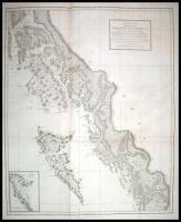 A Chart shewing part of the Coast of N.W. America with the tracks of His Majesty's Sloop Discovery and Armed Tender Chatham Commanded by George Vancouver Esqr. and prepared under his immediate inspection by Lieut. Joseph Baker in which the Continental Sho