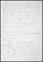 Autograph Manuscript Poem written by vaudeville comedian Ole Olsen for his son-in-law William P. Lear