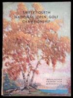 Official Souvenir Book [of the] Thirty-Fourth National Open Championship, United States Golf Association, Interlachen Country Club, Minneapolis, July 10, 11 and 12, 1930