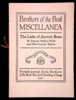 Brothers of the Book Miscellanea: The Links of Ancient Rome