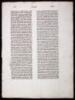 Single leaf from a Bible in Latin