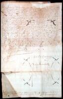 Original Manuscript Court Documents relating to theft of a Mulatto Slave, 1576