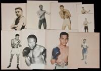 Collection of photographs of boxers