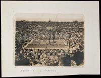 Original photograph of the Johnson-Jeffries boxing match, July 4, 1910